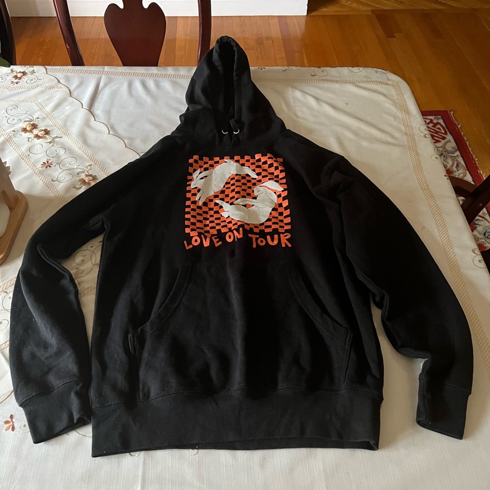 Barley worn Love on Tour Hoodie (harry styles merch)